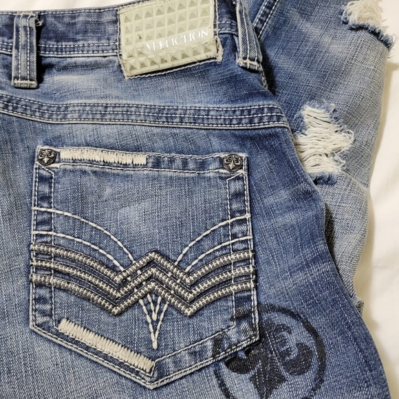 Affliction Men's Distress Jeans - Picture 4 of 8